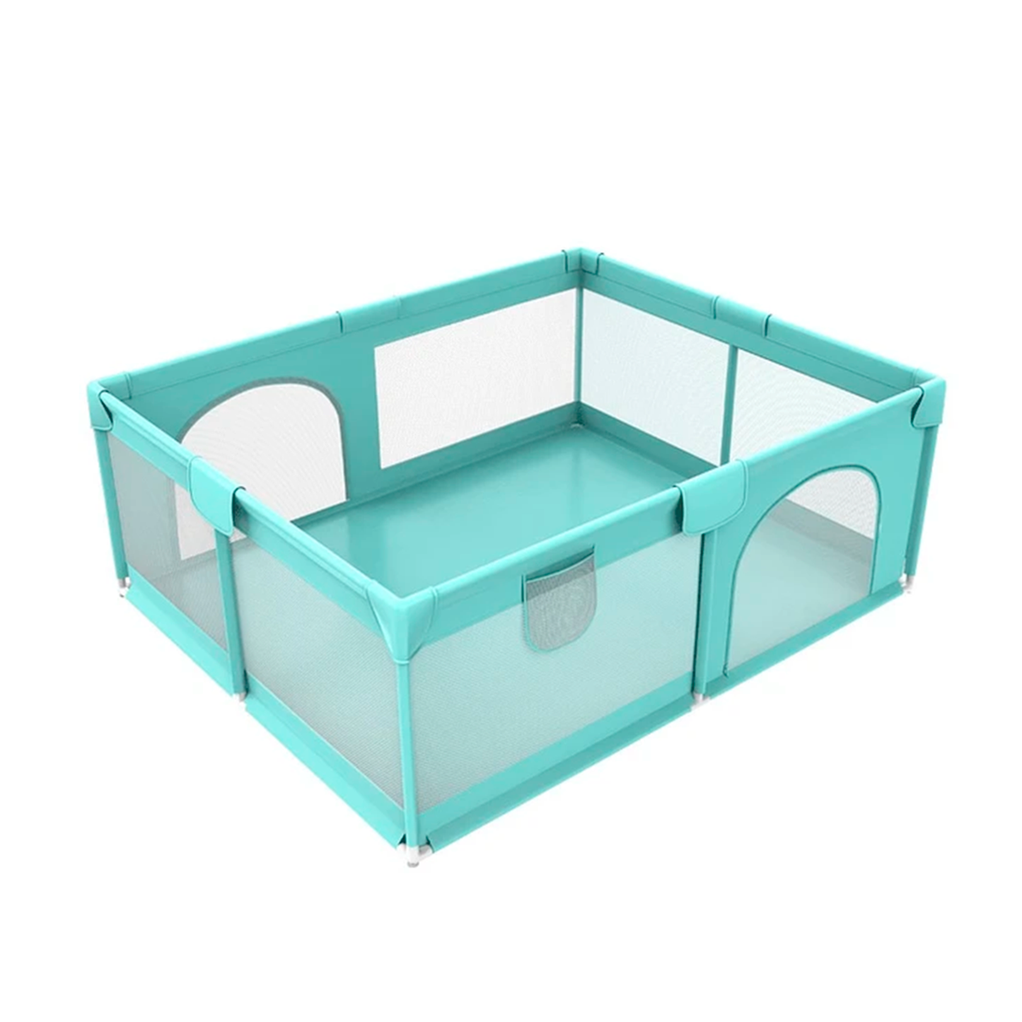 Corral De Seguridad Bebe 180 Cm Rectangular Celeste