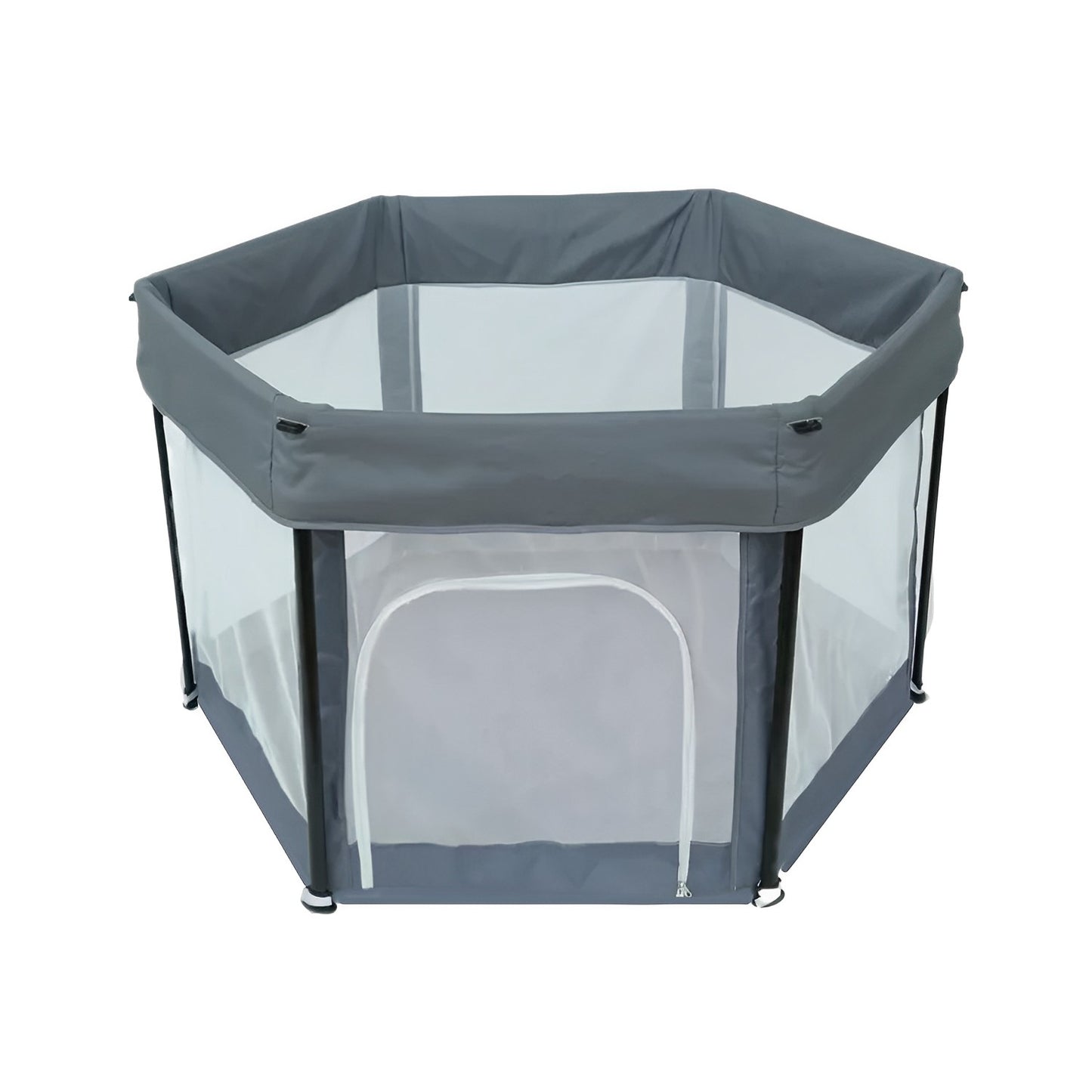 Corral Plegable Infantil Portátil Gris