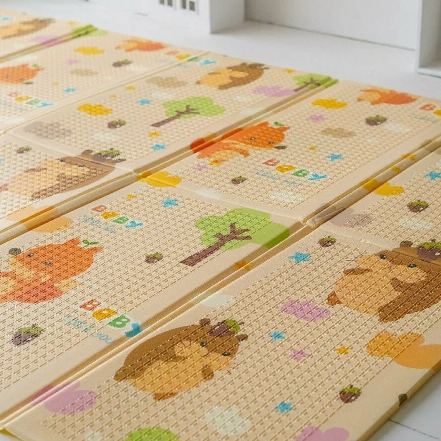 Alfombra Antigolpes Plegable Osito