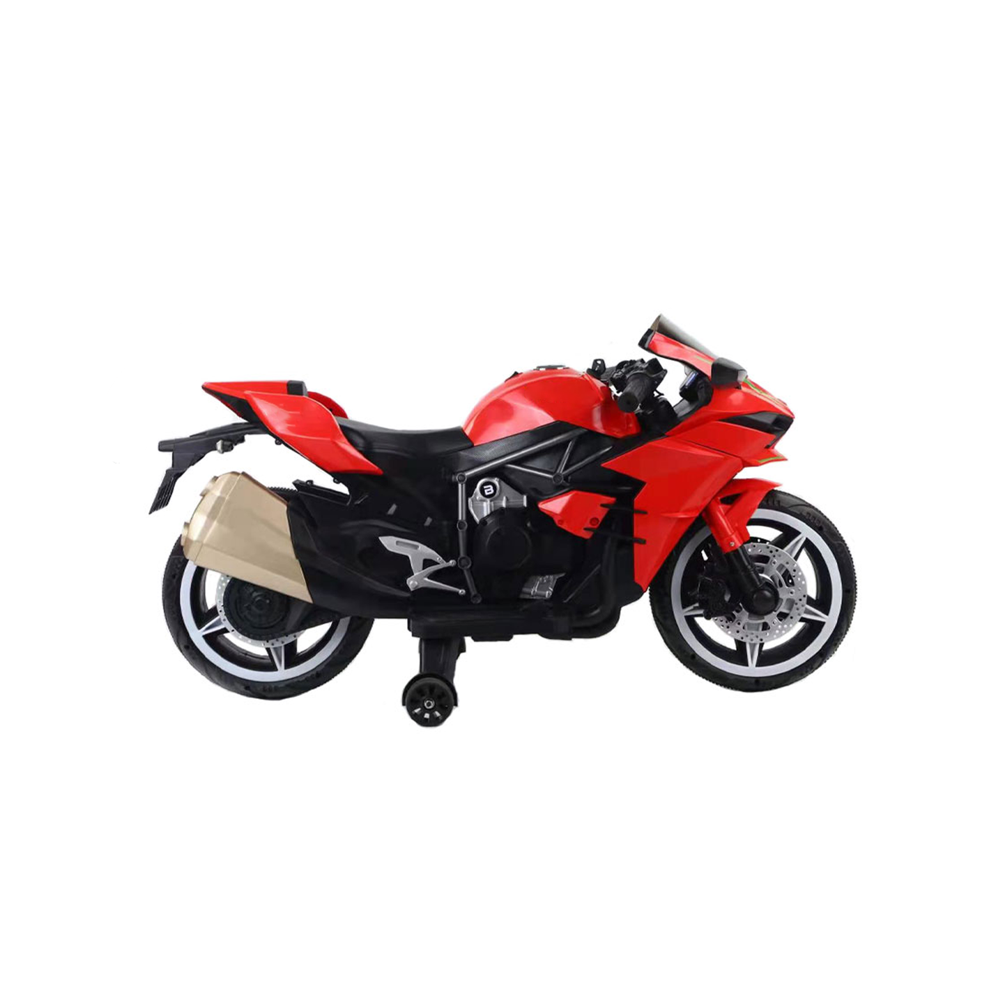 Moto Eléctrica Niños Alta Gama Luces Led y Sonido Roja