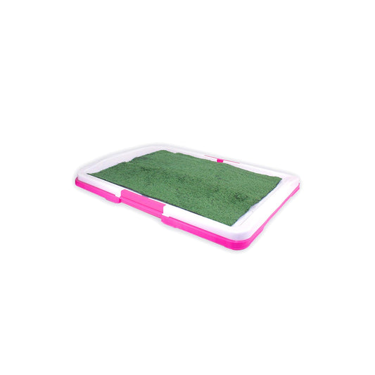 Baño ecológico lavable mascotas XL interior perros gatos rosado