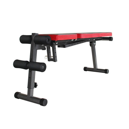 Banca Abdominales Multiposicion 4 Posiciones Acolchada 150 kg Plegable Acero