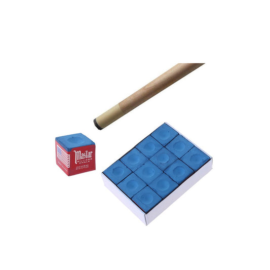 Set 12 Tizas Pool Billar Verde Estandar Alta Densidad Adherencia Perfecta Taco 9mm 10mm