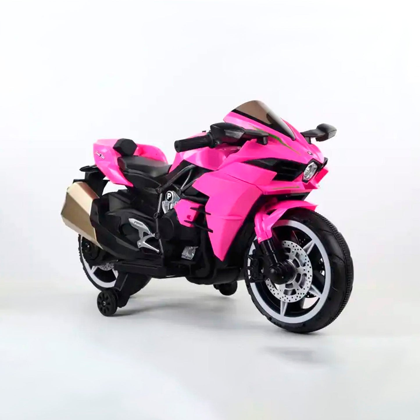 Moto Eléctrica Niños Alta Gama Luces Led y Sonido Rosado