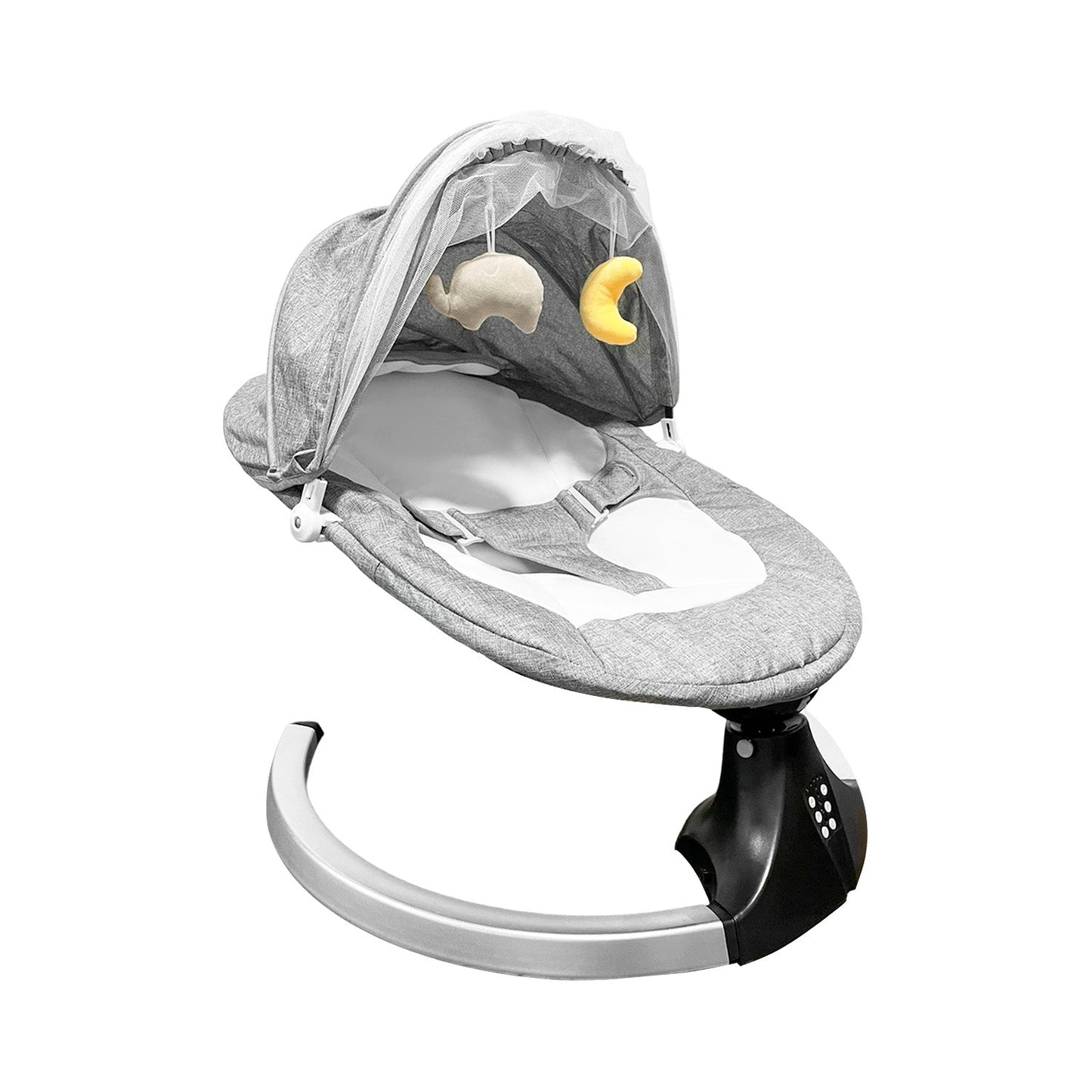 Silla Mecedora Para Bebé automatica Inteligente, Gris