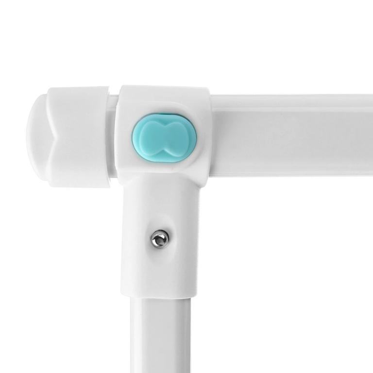 Baranda De Cama Seguridad Bebe Plegable 150cm Rosada