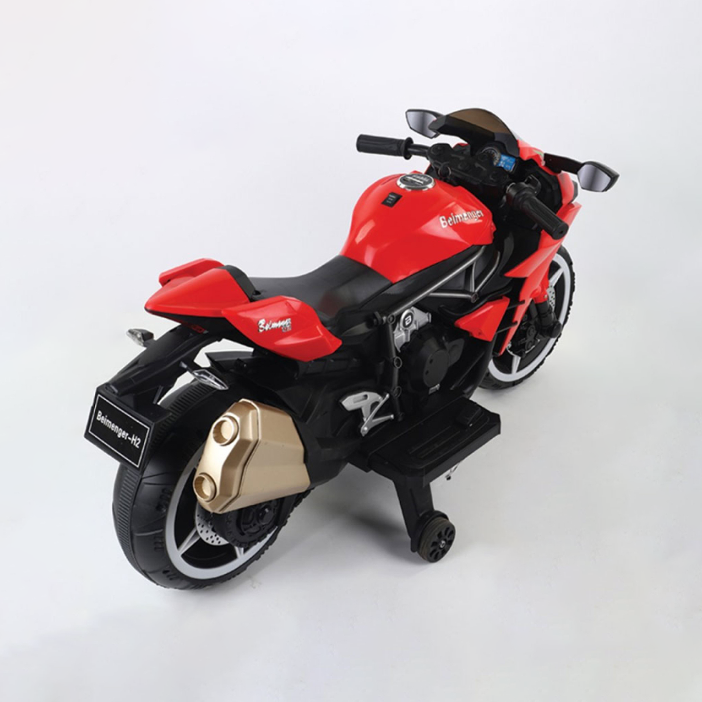 Moto Eléctrica Niños Alta Gama Luces Led y Sonido Roja