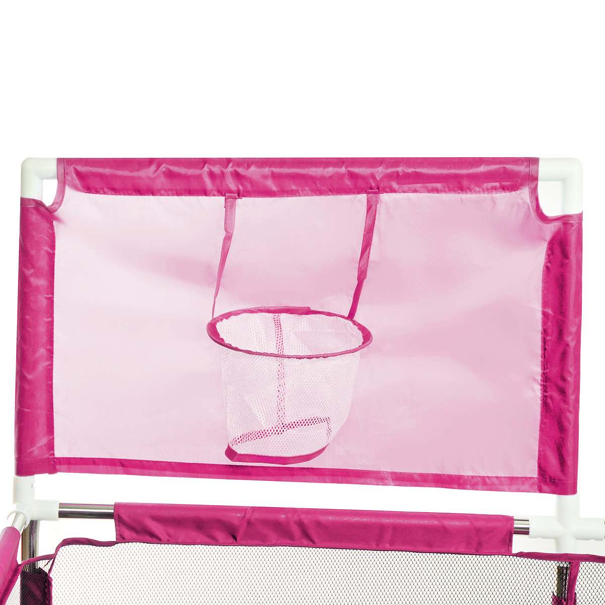Corral Seguridad Bebes Con Aro De Basket + Pelotas de regalo, 128cm Rosado
