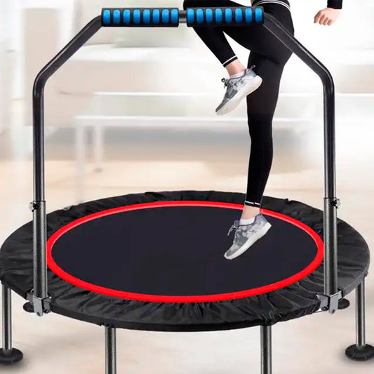Trampolín con soporte 100 cms Saltarina con Cobertor Power Jump Roja