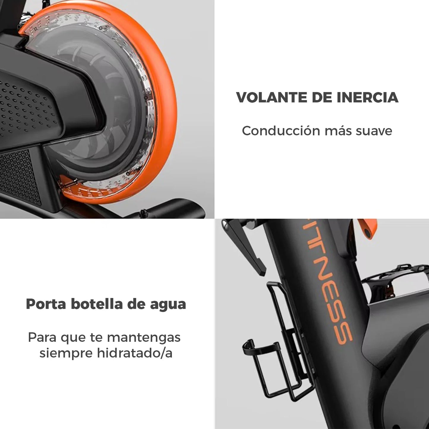 Bicicleta Spinning Magnetica Profesional K12 8 KG