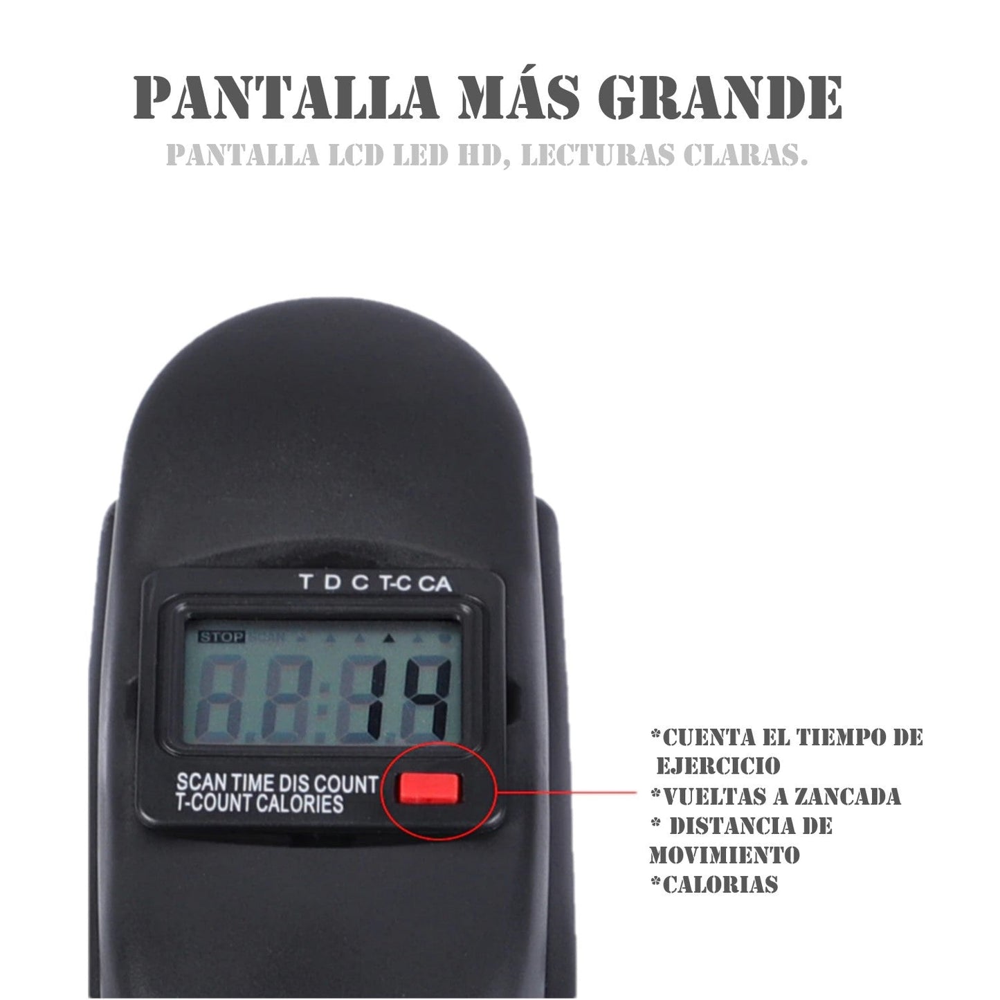 Pedalera Mini Bicicleta Manos Pies con Contador Resistencia Ajustable Silenciosa Escritorio
