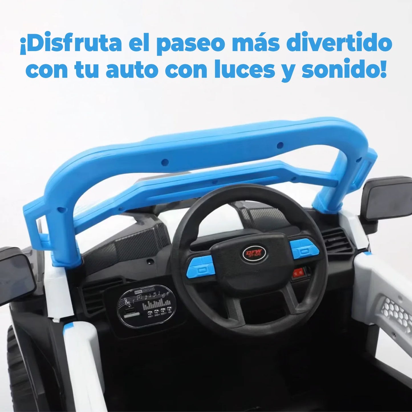 Jeep Eléctrico Infantil 4x4 Con Luces Led Sonido y Control