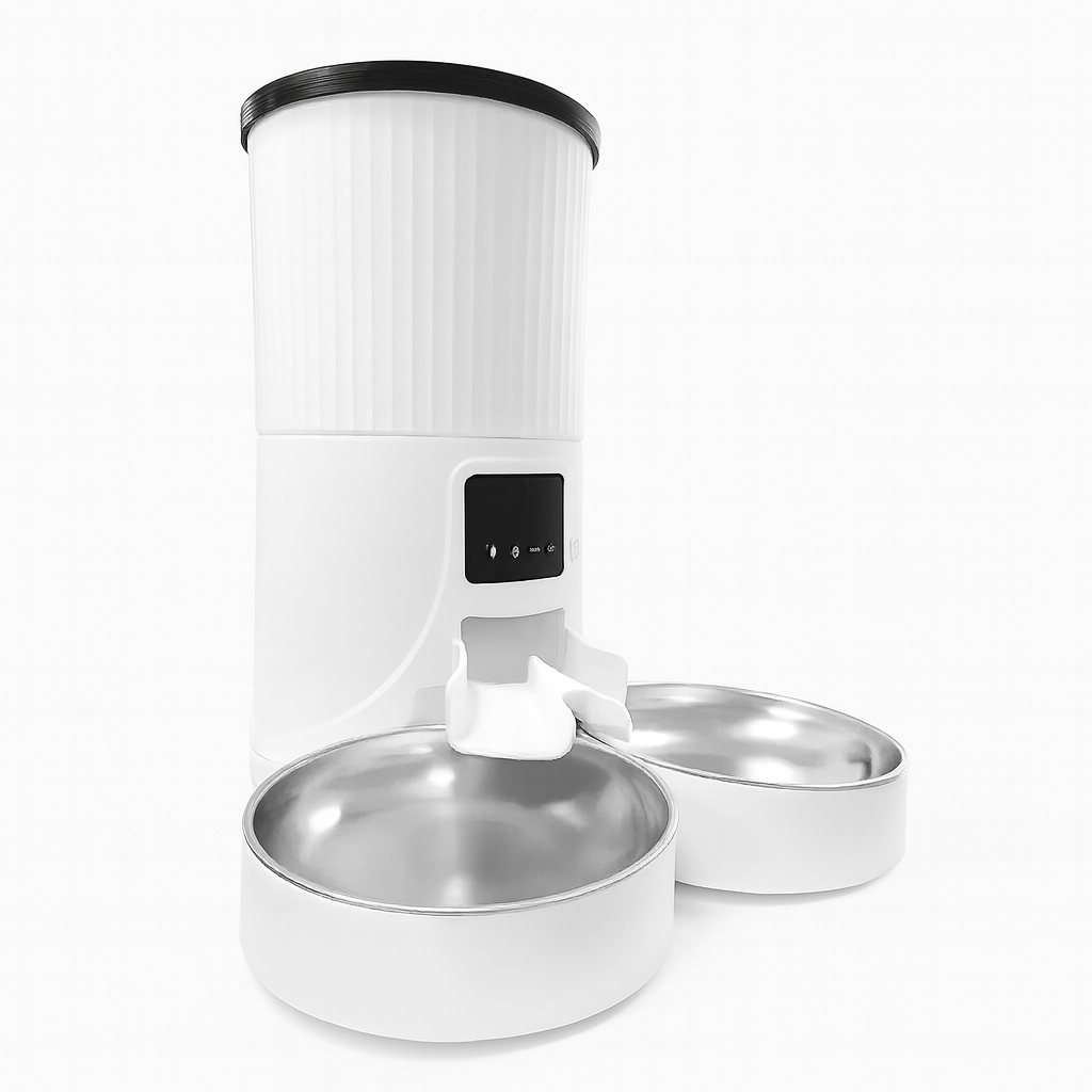 Dispensador Automatico Doble Comida Mascotas 4 lts.