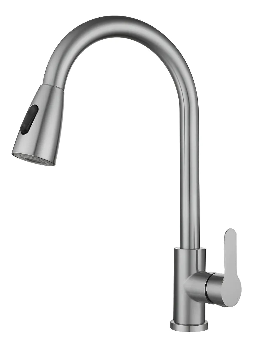 Llave Monomando Grifo Extraible Para Lavaplatos Cromada