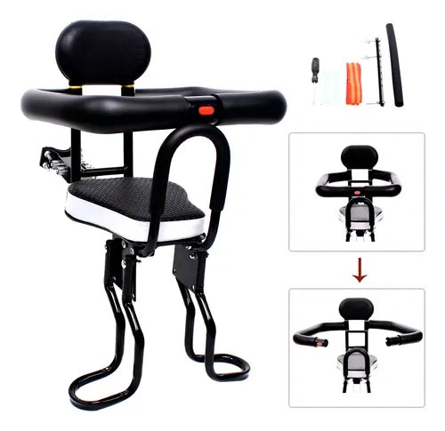 Asiento De Niño Para Bicicleta Ajustable Con Mango
