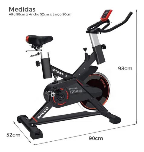 Bicicleta Spinning Profesional Sport&fitness Con Monitor