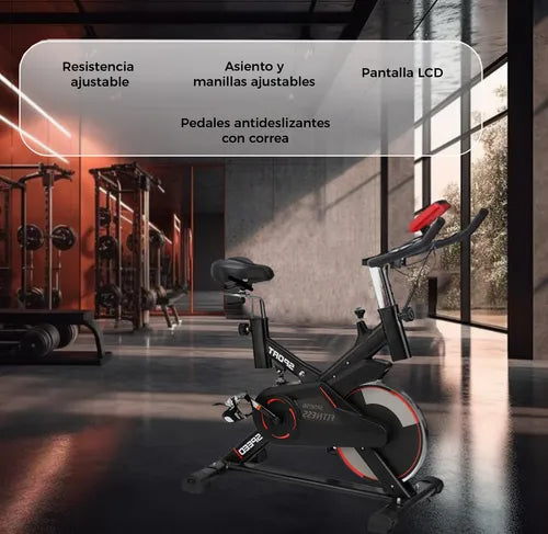 Bicicleta Spinning Profesional Sport&fitness Con Monitor