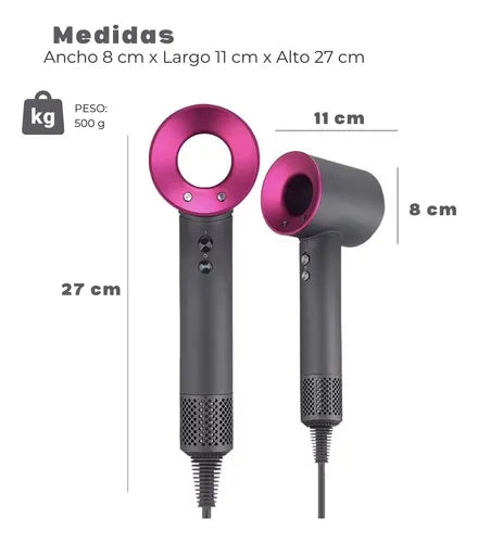 Secador De Pelo Tipo Dyson Supersonic 5 Accesorios