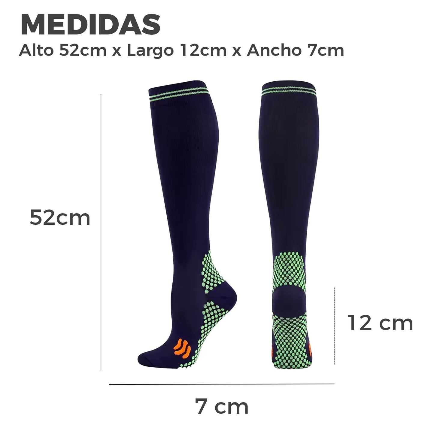 Pack de 3 Medias de Compresión L/XL (Circulación, Varices, Otros)