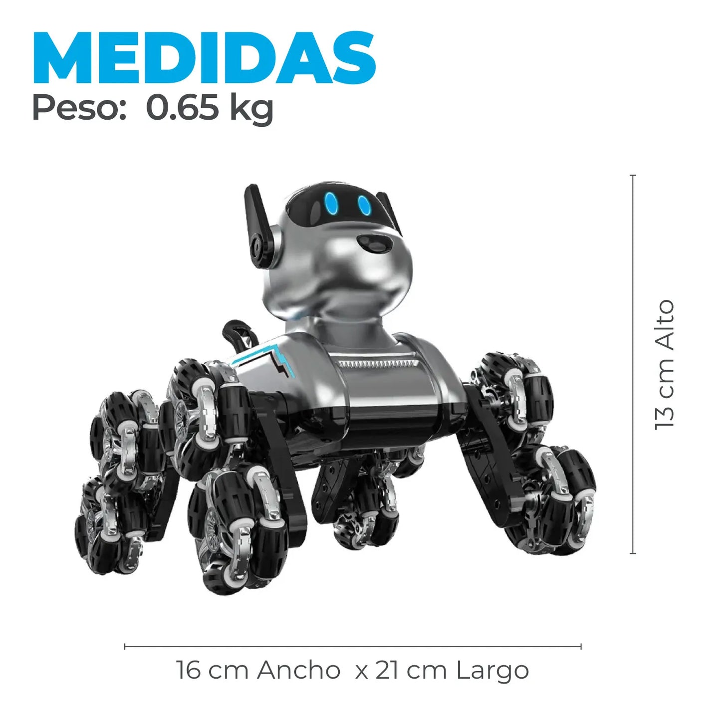 Perro Robot Inteligente Con Control Remoto Juguete Niños