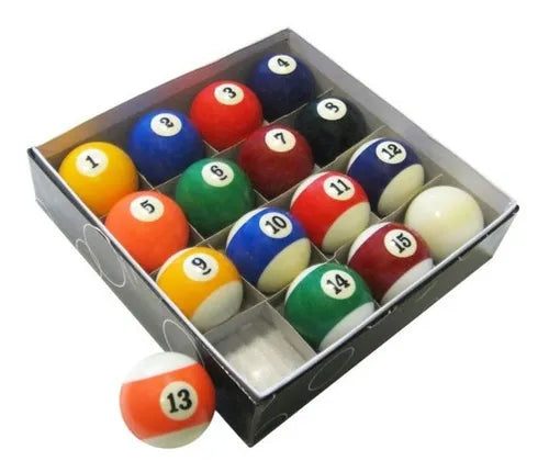 Set De Bola Pool Billar Juego Completo