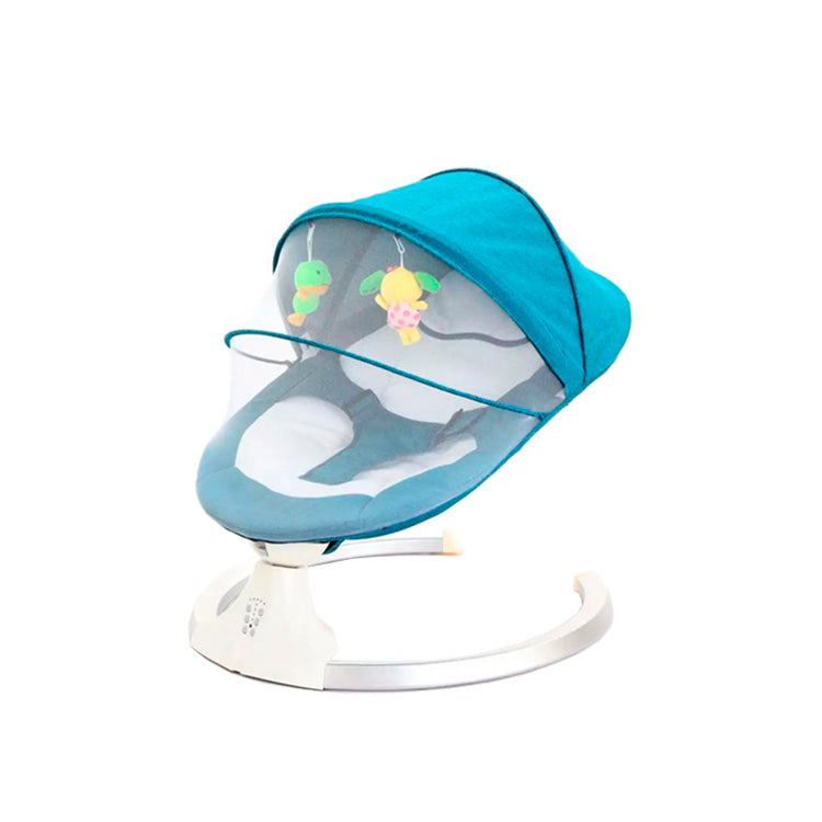 Mecedora Electrica Inteligente Bebe Multifuncion Control Remoto Velocidad Ajustable Base Aluminio Colgante Felpa