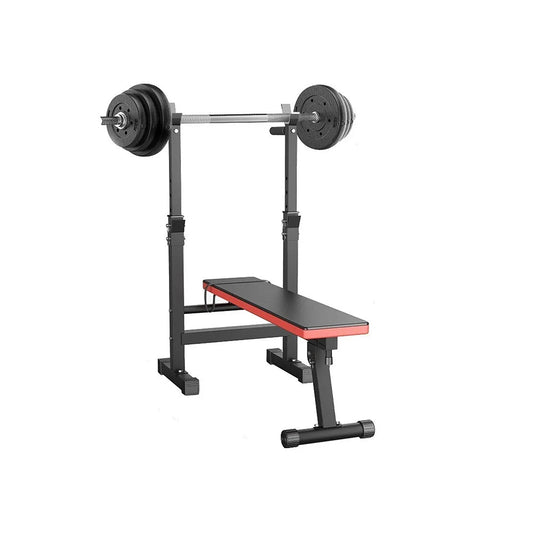 Press Banca Abdominal Multiposicion + Atril Sentadillas Y Fondo
