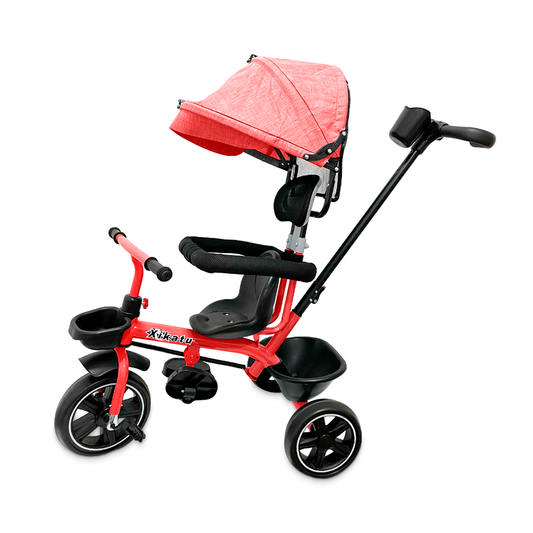 Triciclo Coche Infantil 5 En 1 Toldo