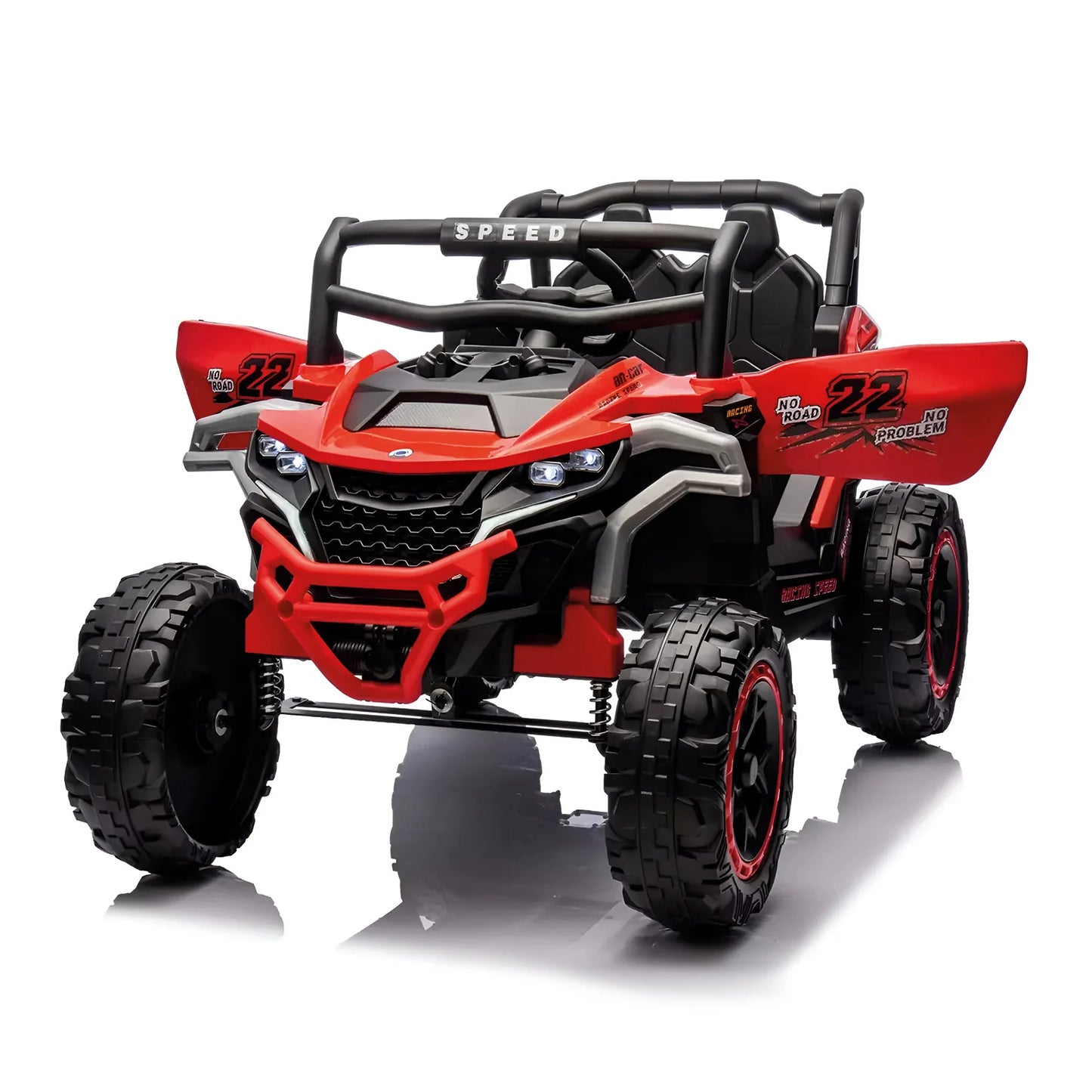 Jeep Eléctrico Niños Todo Terreno Con Control Luces LED y Sonido