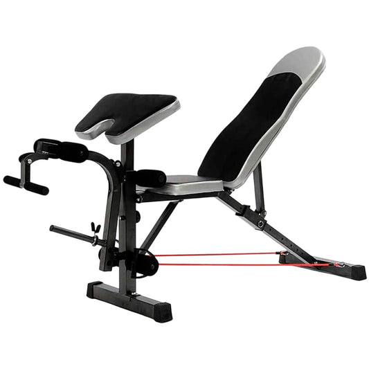 Press Banca Abdominal inclinable y declinable + Banco Scott