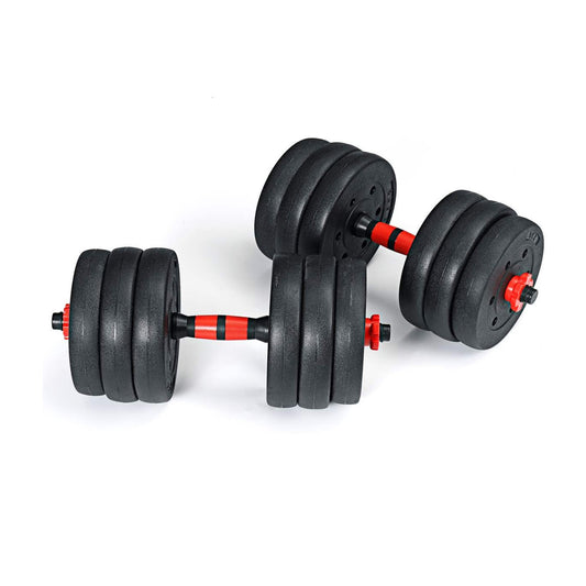 Set de Mancuernas 30 kg mas unión