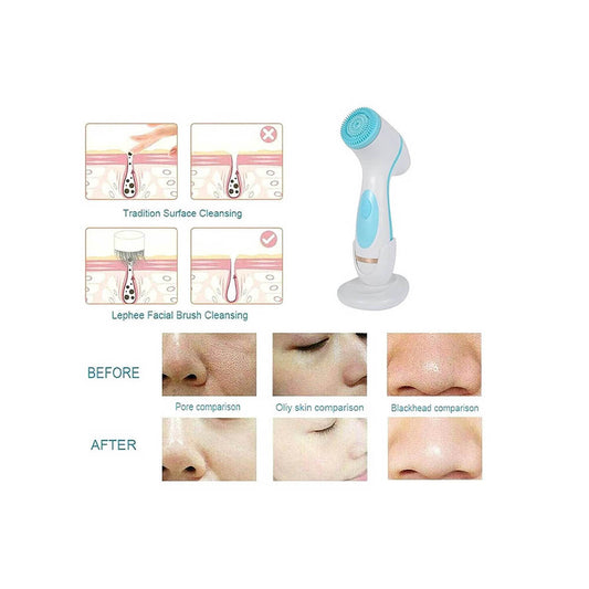 Cepillo De Limpieza Facial Eléctrico Multifuncional 3 En 1