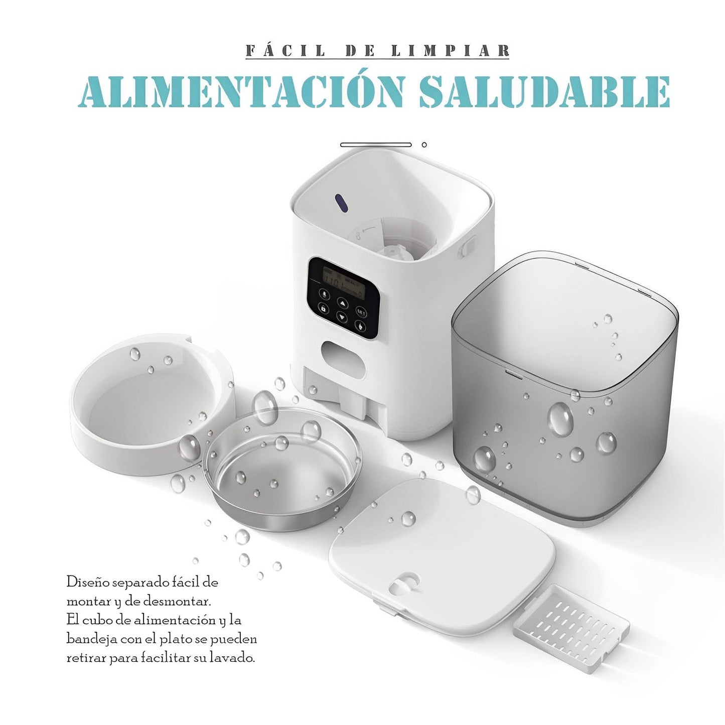 Dispensador Alimentador Mascotas Automática