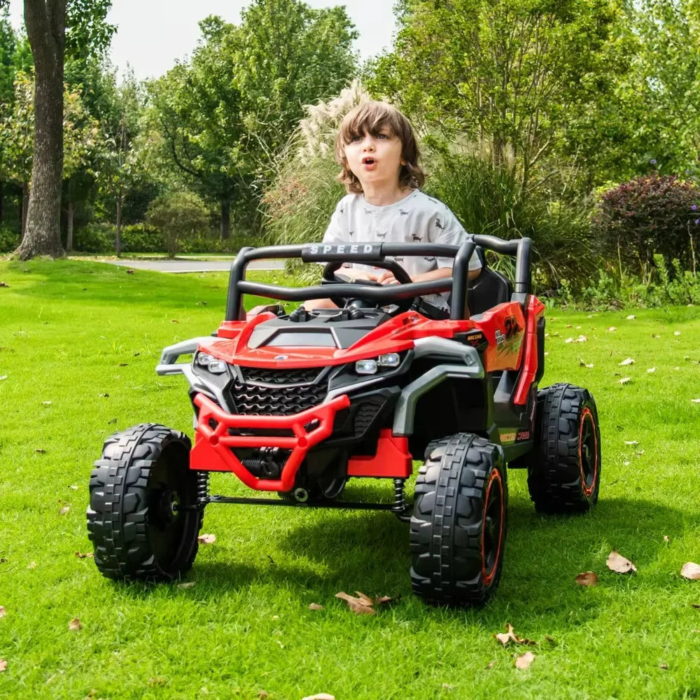 Jeep Eléctrico Niños Todo Terreno Con Control Luces LED y Sonido