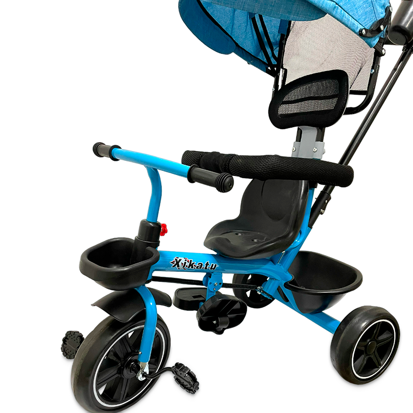 Triciclo Coche Infantil 5 En 1 Con Toldo