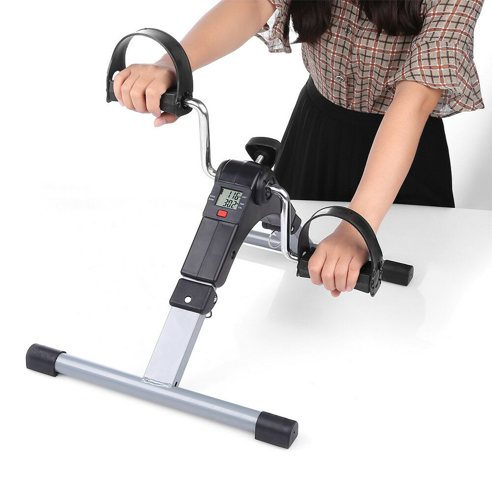 Pedalera Mini Bici Entrenamiento Manos Y Pies Con Contador