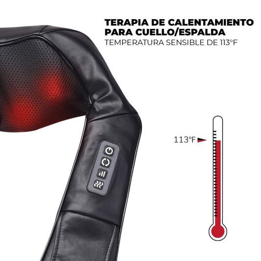 Masajeador De Cuello/espalda Con Terapia De Calor