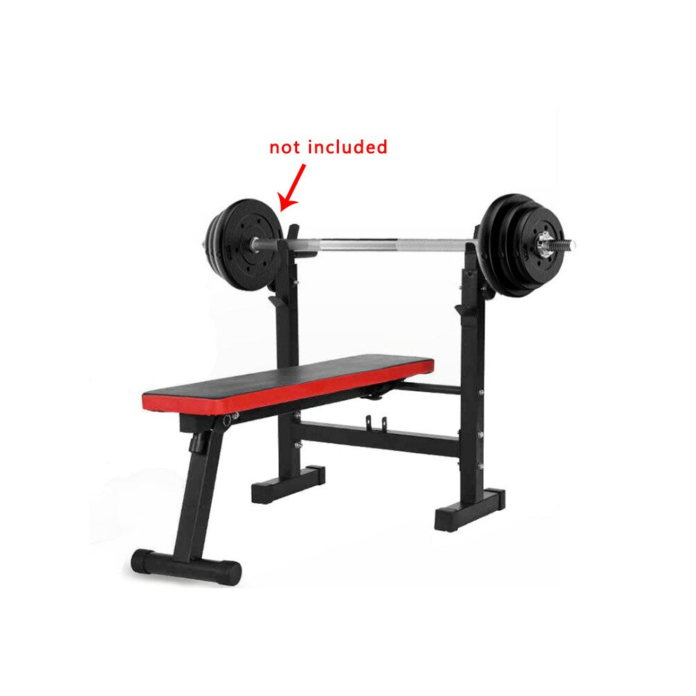 Press Banca Abdominal Multiposicion + Atril Sentadillas Y Fondo