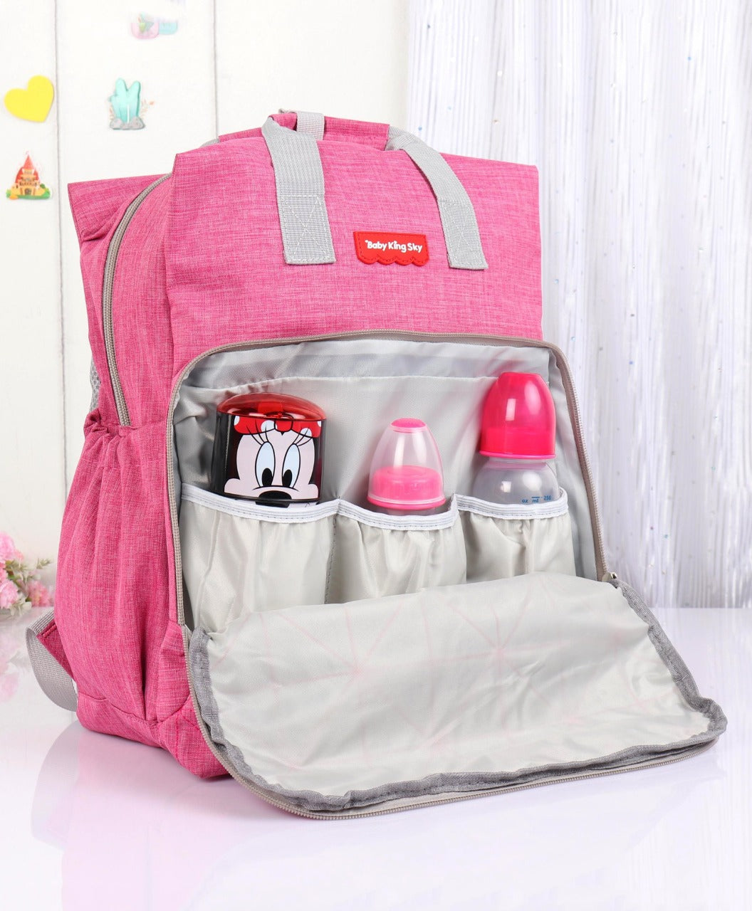 Mochila Pañalera Bebé Bolso Maternal Gran Capacidad