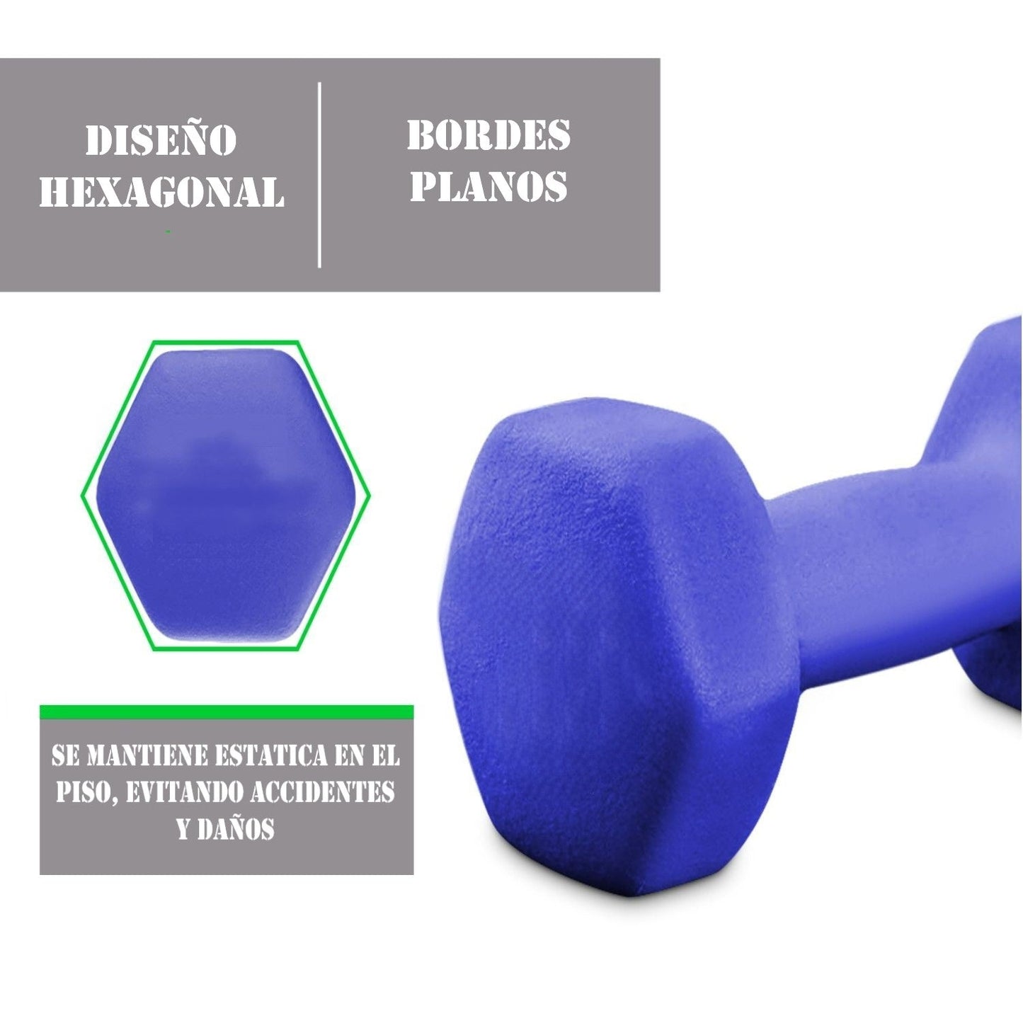 Set de Mancuernas 6 Kg