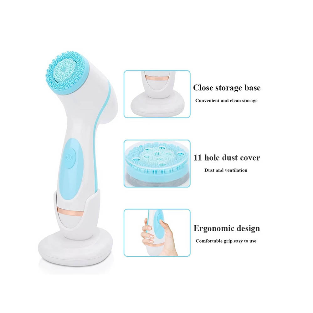 Cepillo De Limpieza Facial Eléctrico Multifuncional 3 En 1