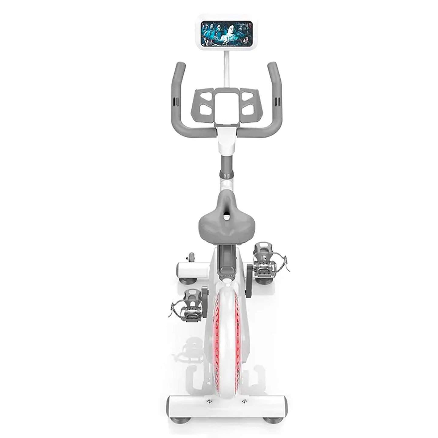 Bicicleta Spinning Magnetica K11 8 kg 8 Niveles Silenciosa Monitor LCD Freno Rapido 130 kg