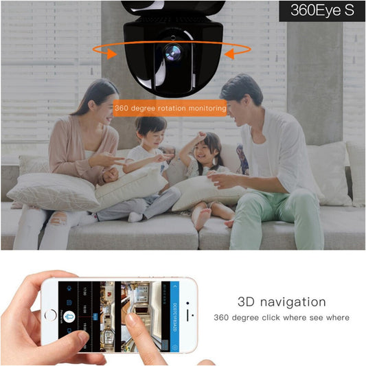 Camara Monitor Bebe Seguridad Con Micrófono 360° Wifi