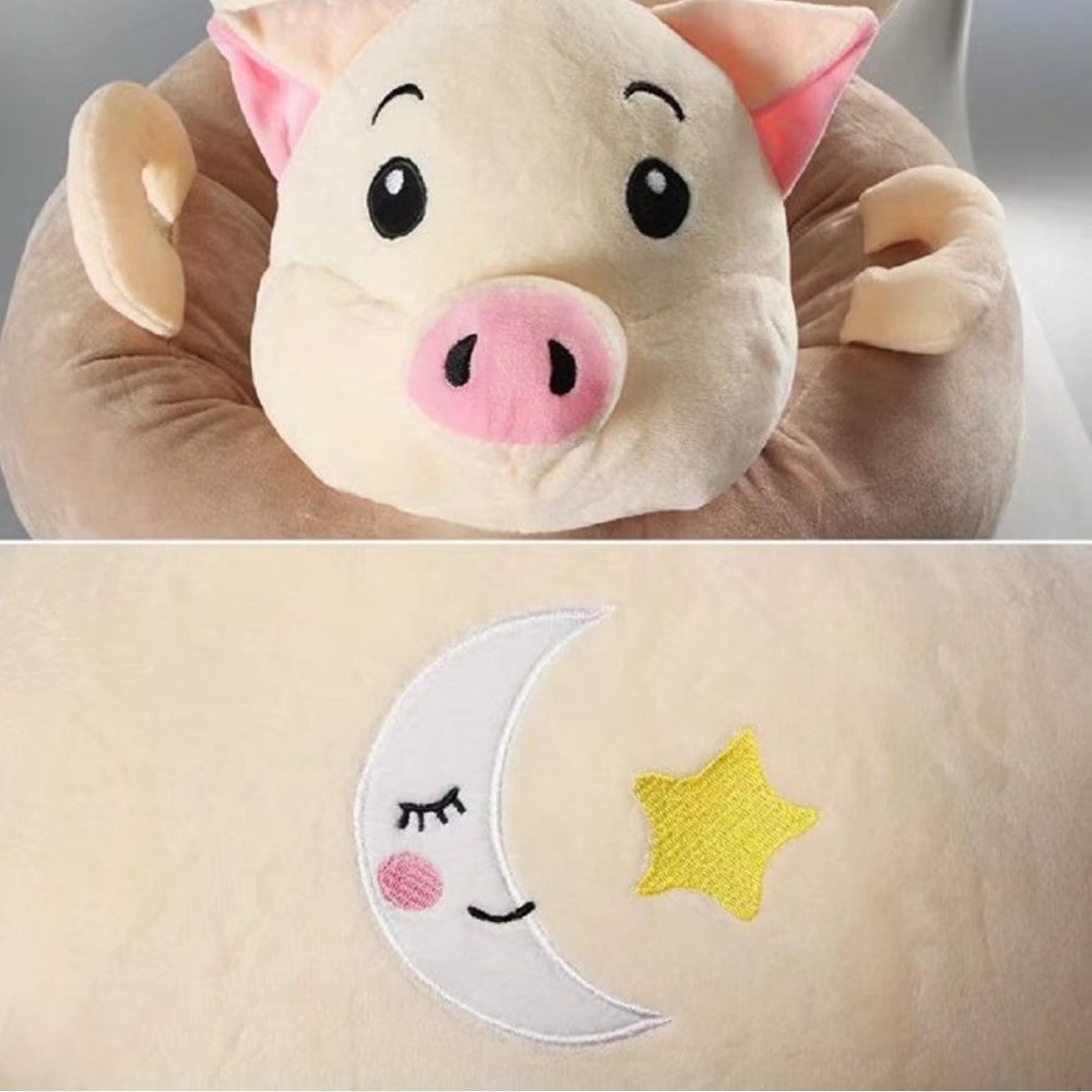Cojín Asiento Bebe Seguridad y Apoyo, Cerdito