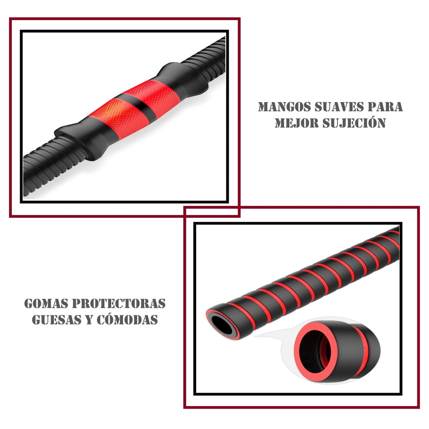 Set de Mancuernas 10 kg mas unión
