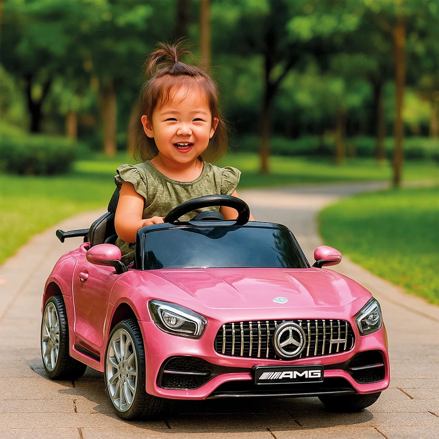 Auto electrico Infantil MRCD Deportivo Rosa