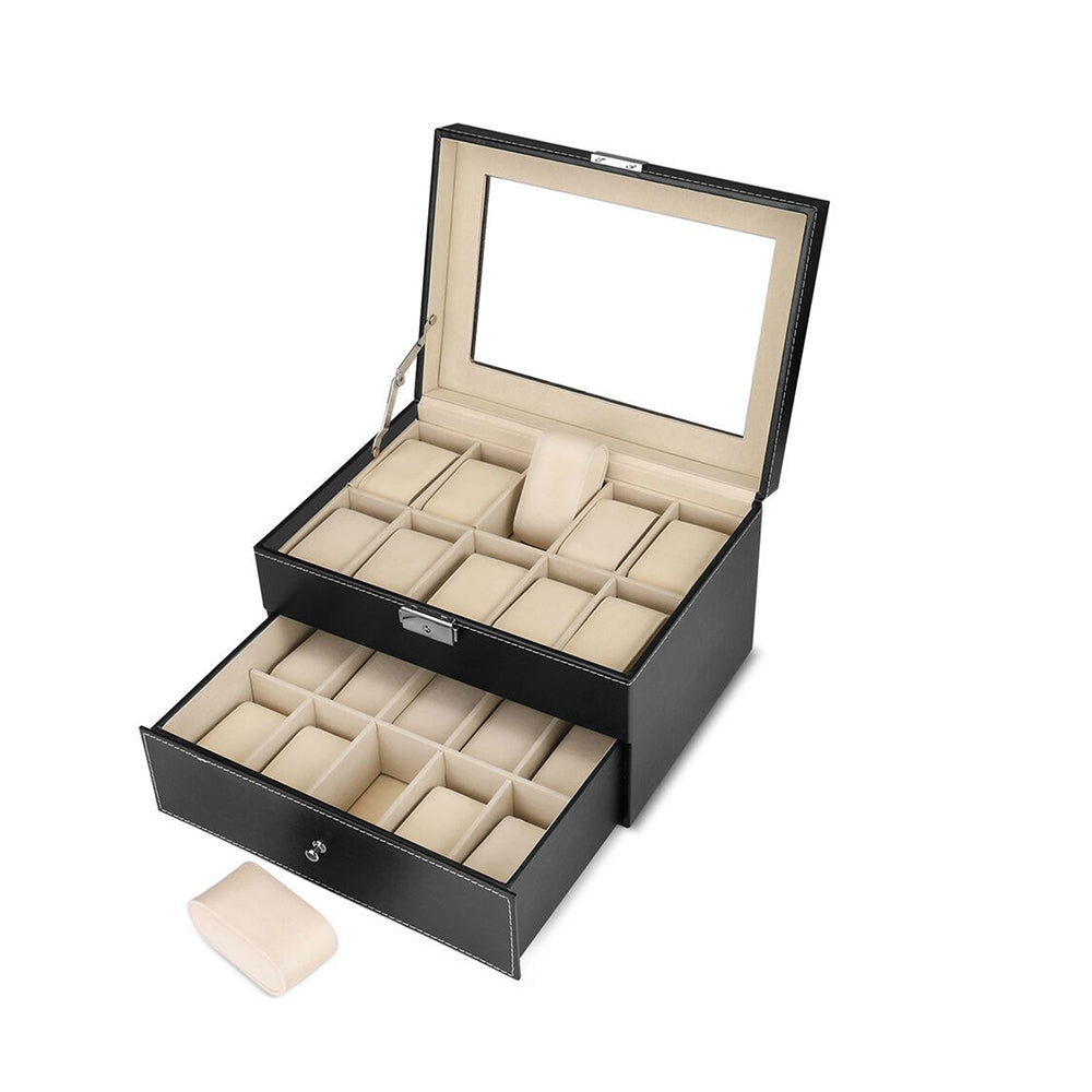 Caja Estuche Organizador de 20 relojes de lujo
