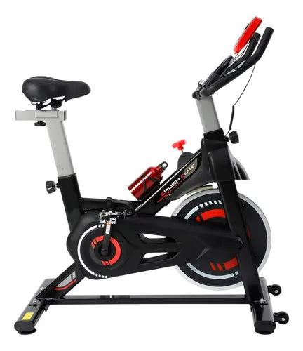 Bicicleta Spinning Estática Q6 Pro 6 Kg Con Monitor
