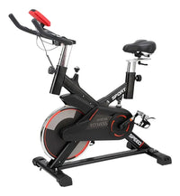 Bicicleta Spinning Profesional Sport Fitness 6 kg Monitor LCD Freno Rapido Ajustable 120 kg