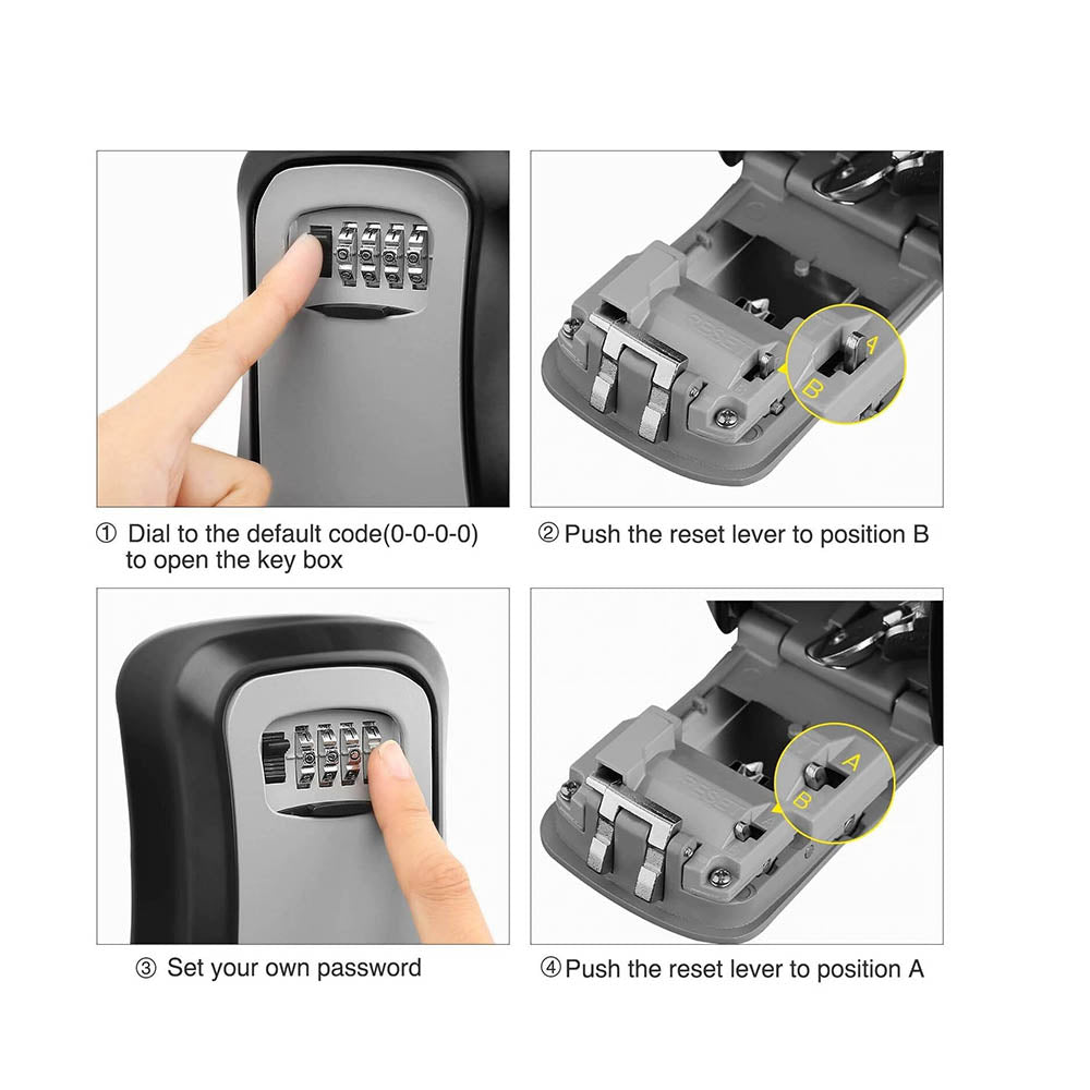 Caja Seguridad Para Llaves Con Clave